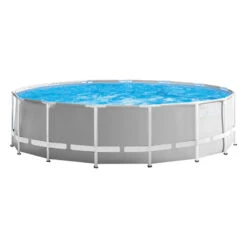 Piscina Intex Prisma Frame Gris Ø457x122cm