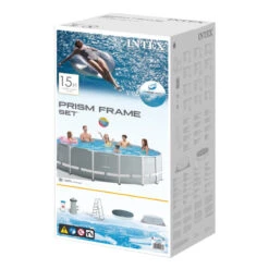 Piscina Intex Prisma Frame Gris Ø457x122cm -Suministros Para Piscinas 26726 6