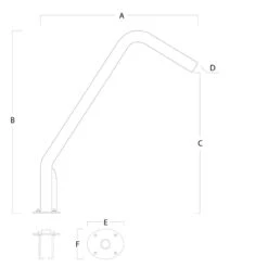 Cañón Para Piscina AQA 109 Y 110 -Suministros Para Piscinas aqa 109 medidas 1