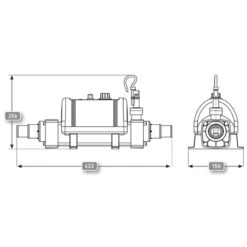 Calentador Eléctrico Elecro Nano Splasher