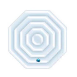 Cubierta Hinchable Para Spas -Suministros Para Piscinas cubierta hexagonal spa rover silver