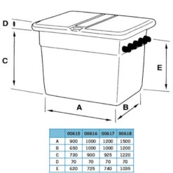 Suministros Para Piscinas -Suministros Para Piscinas dimensiones contenedor compacto astralpool 00615 2 1