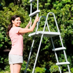 Escalera Intex Piscina 122-132 -Suministros Para Piscinas escalera intex 28077