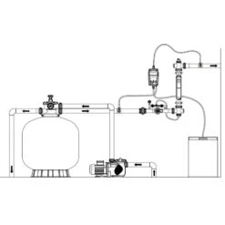 Equipo Desinfección Poolstyle Nano Tech UV-C -Suministros Para Piscinas esquema poolstyle nanotech uv