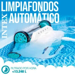 Limpiafondos Intex Automático ZX300 -Suministros Para Piscinas etiqueta limpiafondos intex zx300