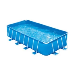 Piscina 4,88 X 2,44 X 1,07 M Con Depuradora Y Escalera -Suministros Para Piscinas frame rectangular 2