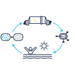 Clorador Salino Plus De 10gr A 30gr -Suministros Para Piscinas funcionamiento clorador salino plus