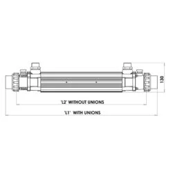 Intercambiador De Calor G2 Titanio Digital 7 Intercambiador De Calor G2 Titanio Digital -Suministros Para Piscinas intercambiador calor elecro g2 digital medidas