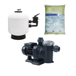 Pack Bomba Sena, Filtro Skypool Y Material Filtrante -Suministros Para Piscinas pack bomba filtro vidrio eco 3