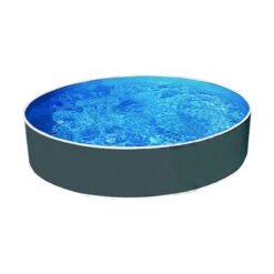 Piscina De Acero Grey 360 X 120 Cm 10 Piscina De Acero Grey 360 X 120 Cm -Suministros Para Piscinas piscina azuro 360 120