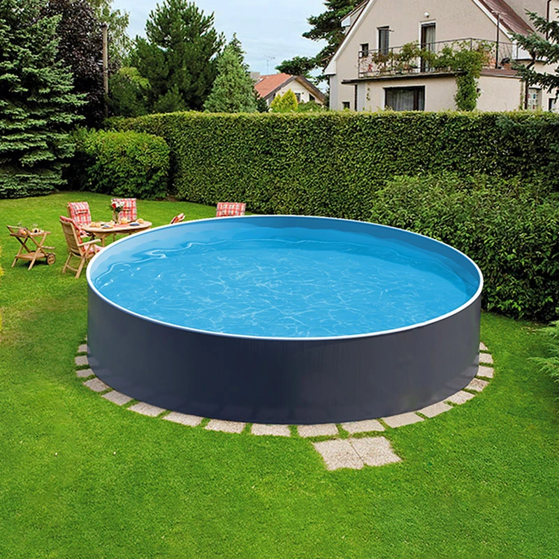Piscina De Acero Grey 360 X 120 Cm 5 Piscina De Acero Grey 360 X 120 Cm - Imagen 5