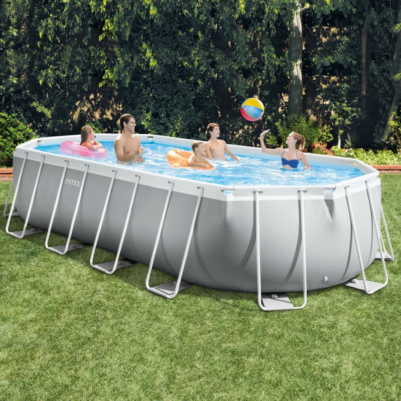 Intex Piscina Prisma Frame Ovalada 610x305x122 Cm 2 Intex Piscina Prisma Frame Ovalada 610x305x122 Cm - Imagen 2