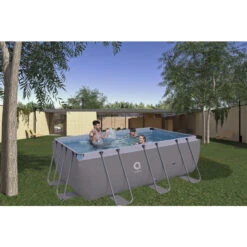 Jilong Piscina Rectangular Steel Frame 4x2x1m -Suministros Para Piscinas piscina jilong tubular 17726