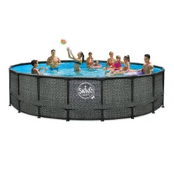 Piscina Elite Wicker Dark Ø5,49 X 1,32 M