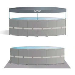 Intex Piscina Ultra XTR Frame 488x122 Cm -Suministros Para Piscinas piscina ultra frame 488x122 cobertor 1