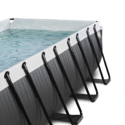 Piscina Black Limited 400x200x122cm 20 Piscina Black Limited 400x200x122cm -Suministros Para Piscinas piscina exit de cuero negro detalle