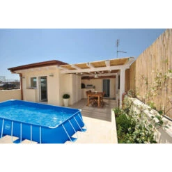 Piscina 4,88 X 2,44 X 1,07 M Con Depuradora Y Escalera -Suministros Para Piscinas piscina patio