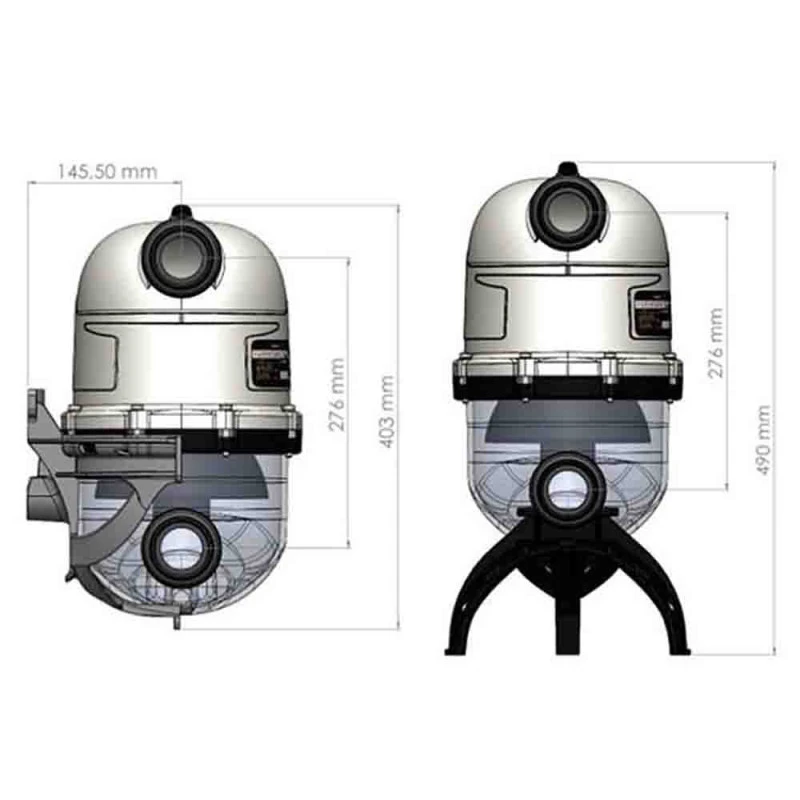 Prefiltro Hidrociclónico Hydrospin 3 Prefiltro Hidrociclónico Hydrospin - Imagen 3