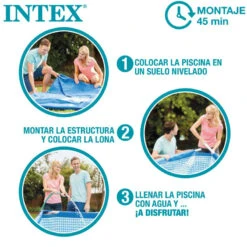 Prisma Frame Intex 400 X 200 X 122 CM 13 Prisma Frame Intex 400 X 200 X 122 CM -Suministros Para Piscinas prism framr intex montaje