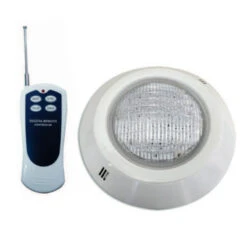 Foco LED RGB Con Mando -Suministros Para Piscinas proyector lampara led pqs 1