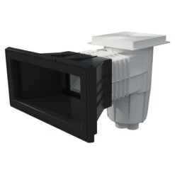 Skimmer Boca Ampliación Con Tapa Cuadrada Piscina Liner Y Prefabricada -Suministros Para Piscinas skimmer boca ampliacion tapa cuadrada antracita