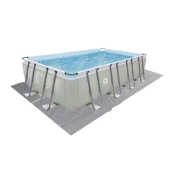 Jilong Piscina Rectangular Steel Frame 5,49 X 2,8 X 1,22 -Suministros Para Piscinas tapiz suelo piscina steel frame tapiz suelo